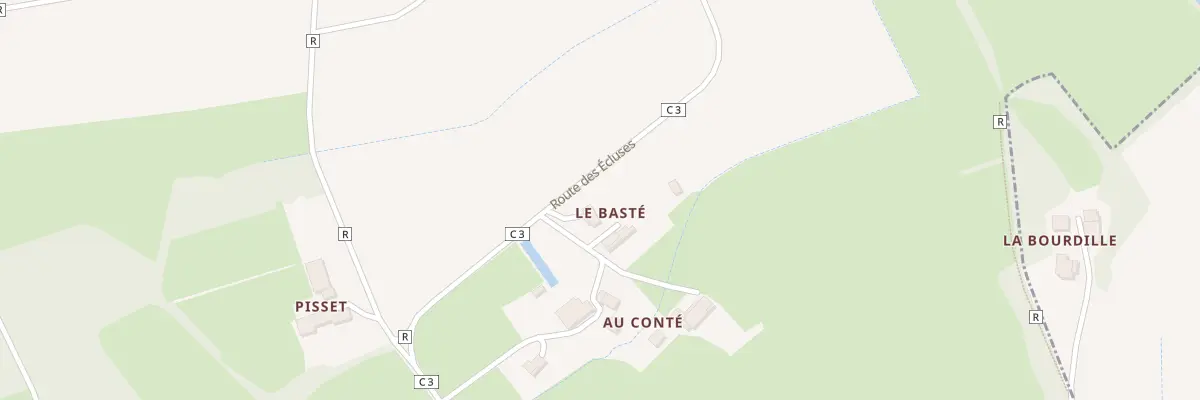 Plan du 824 Rte des Ecluses à Cassaigne