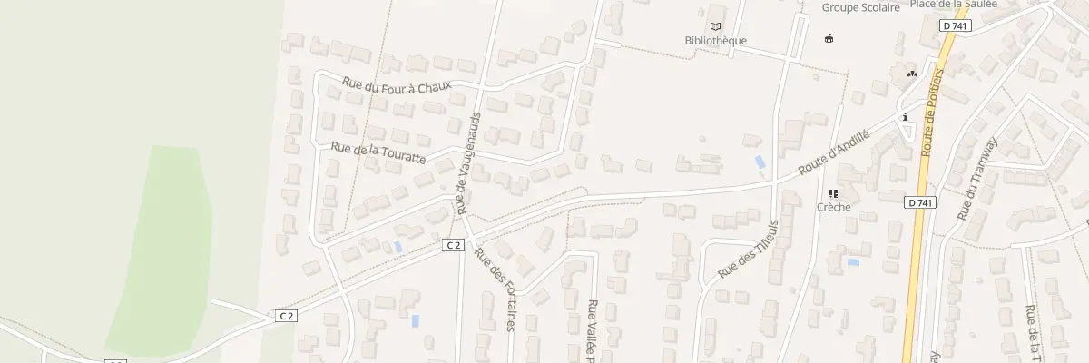 Plan du 8 Rue Simone Veil à Roches-Prémarie-Andillé
