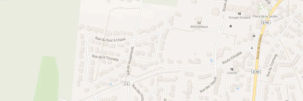 Plan du 7 Rue Simone Veil à Roches-Prémarie-Andillé