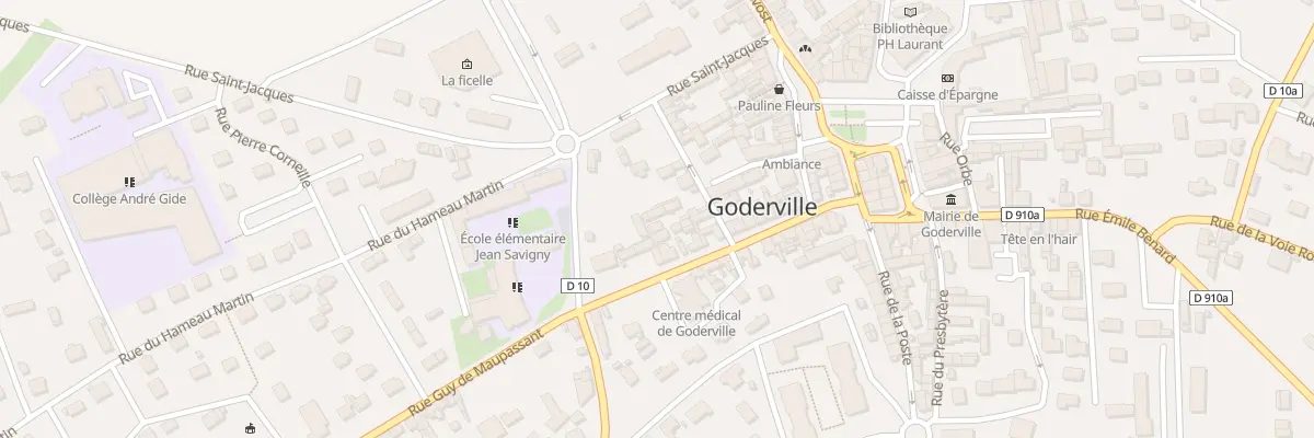 Plan du 34C Rue Guy de Maupassant à Goderville