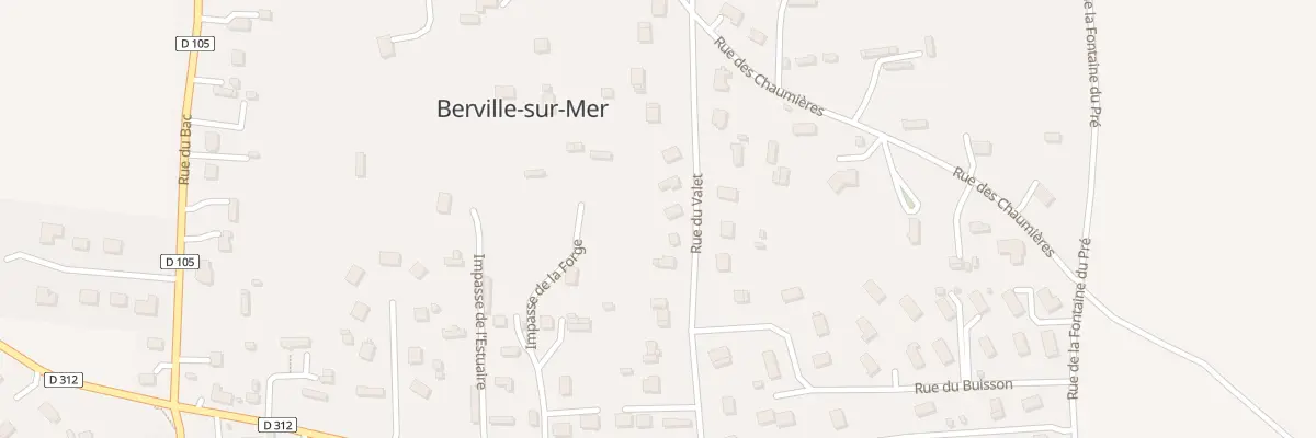 Plan du 15 Rue du Valet à Berville-sur-Mer