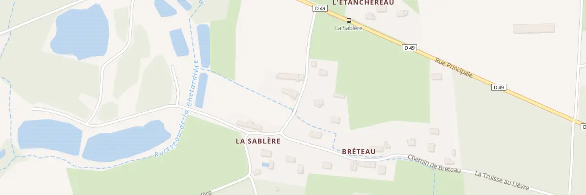 Plan du 3 Che de la Sablere à Cléré-les-Pins