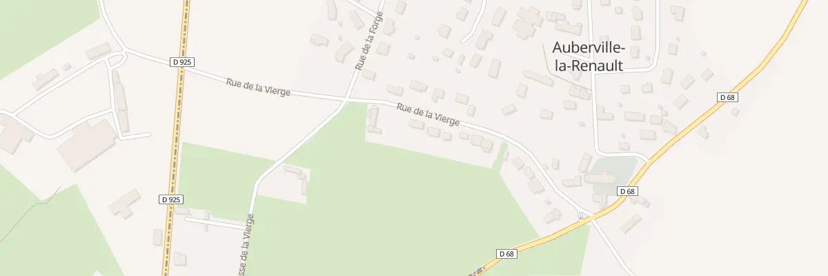 Plan du 229 Rue de la Vierge à Auberville-la-Renault