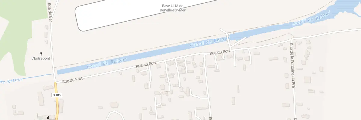 Plan du 7 Rue du Port à Berville-sur-Mer