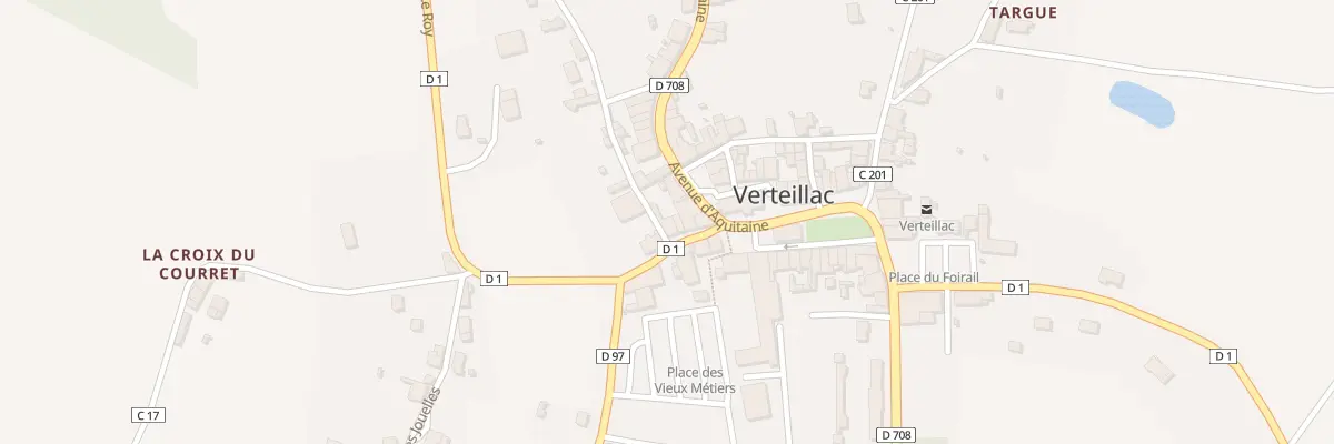 Plan du 42 Rue des Charentes à Verteillac