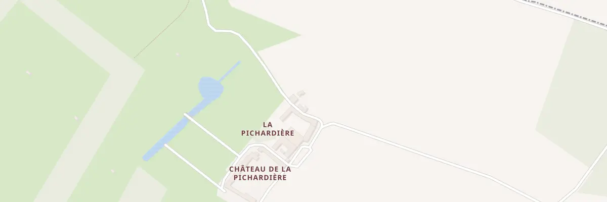 Plan du 48 La Pichardiere à Chaveignes