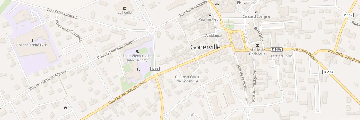 Plan du 36 Rue Guy de Maupassant à Goderville