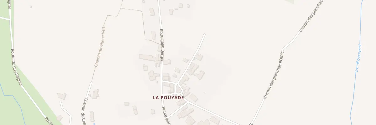 Plan du 65 La Pouyade à Villetoureix
