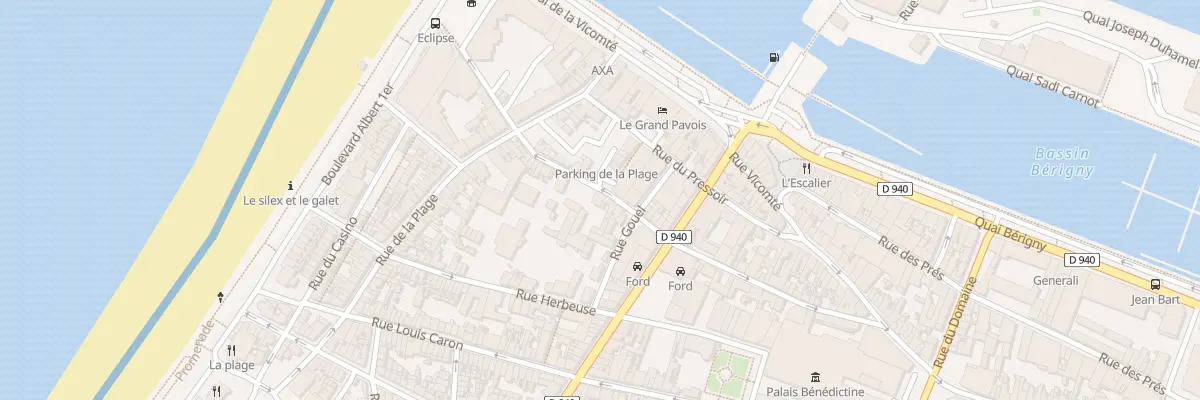 Plan du 45 Rue Maupas à Fécamp
