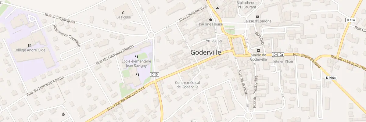 Plan du 34E Rue Guy de Maupassant à Goderville