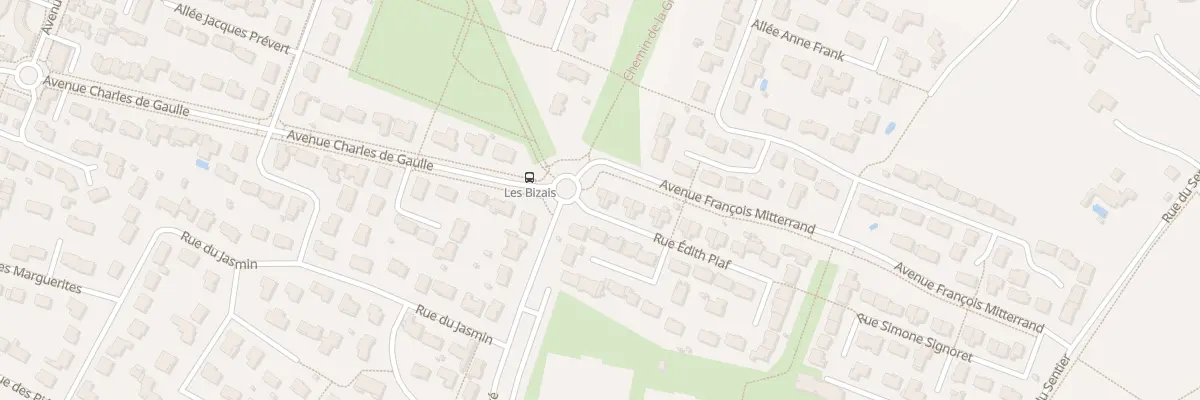 Plan du 1 Rue Edith Piaf à Buxerolles