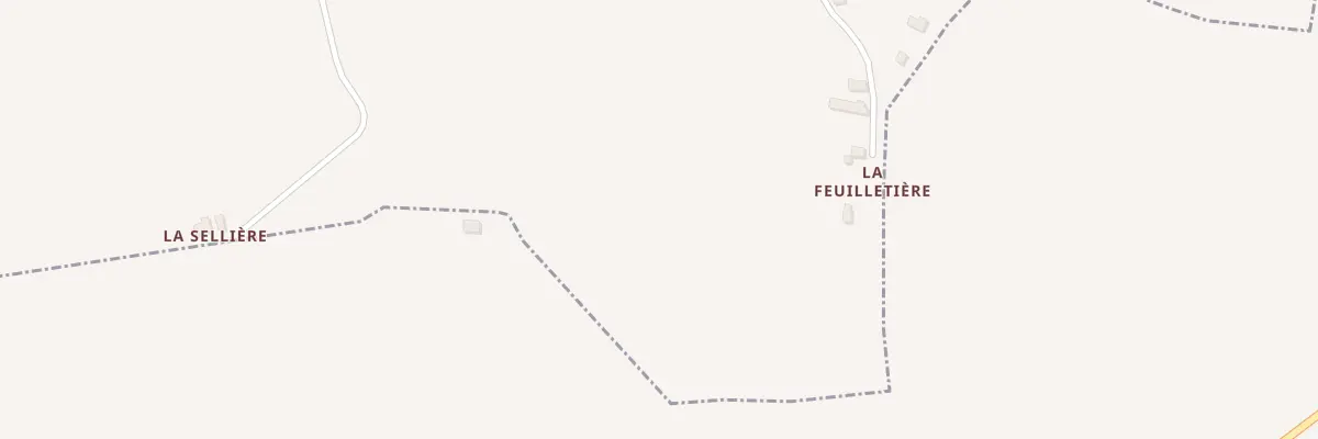 Plan du 80 La Feuilletiere à Ferrières-la-Verrerie