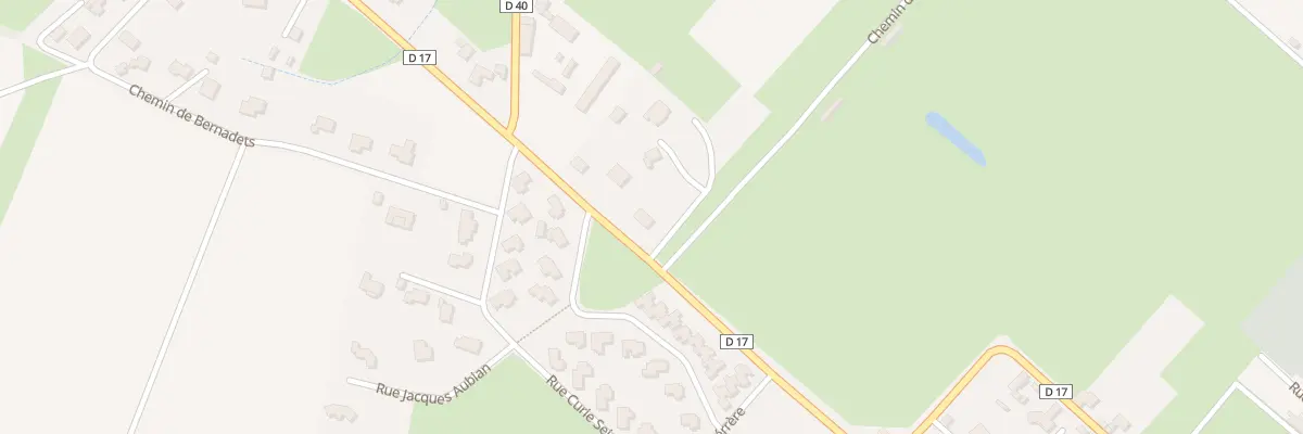 Plan du 14 Rte de Miélan à Trie-sur-Baïse
