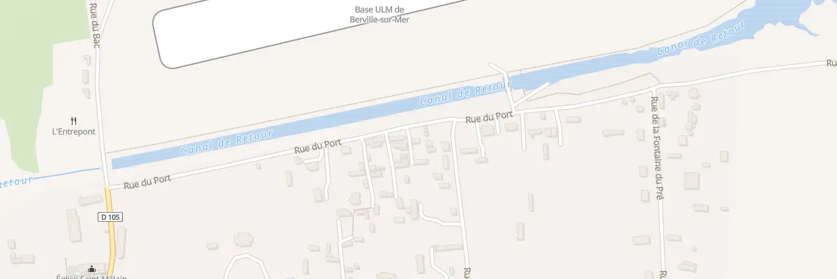Plan du 8 Rue du Port à Berville-sur-Mer