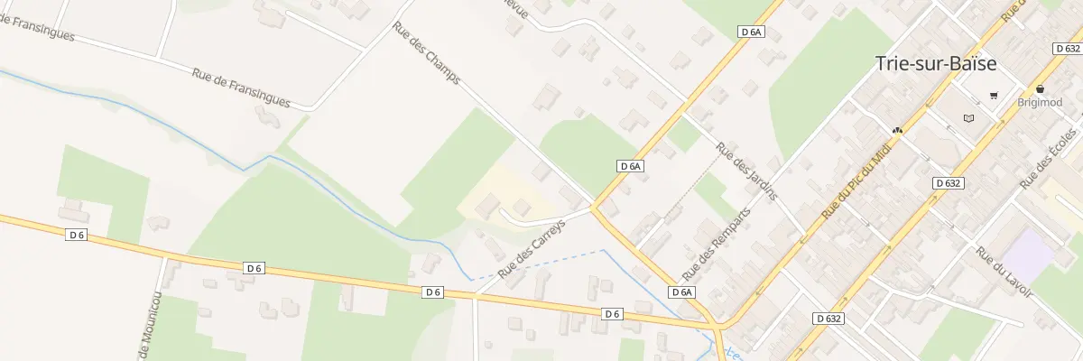 Plan du 1 Rue des Champs à Trie-sur-Baïse