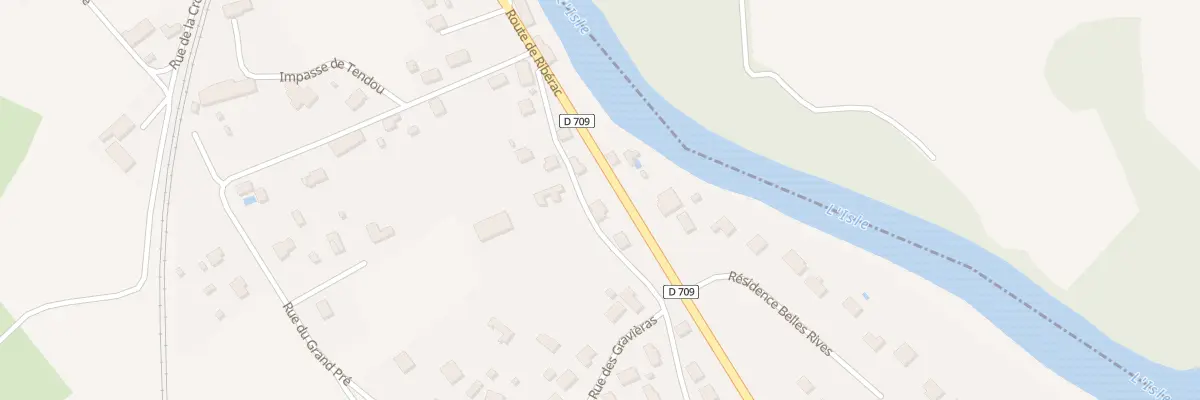 Plan du 47B Rte de Riberac à Saint-Front-de-Pradoux