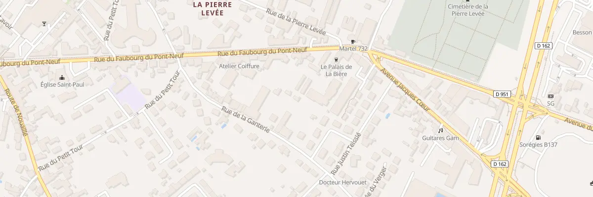Plan du 29 Rue de la Ganterie à Poitiers