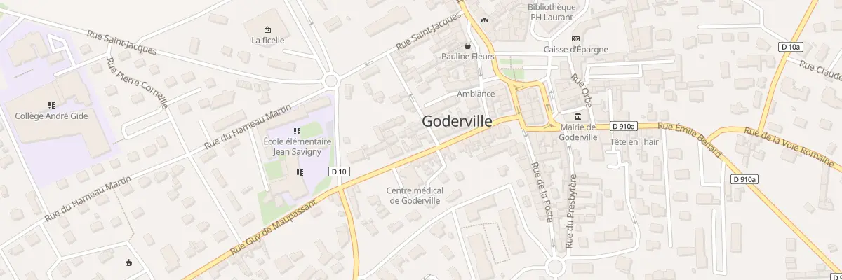 Plan du 28B Rue Guy de Maupassant à Goderville