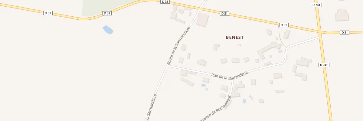 Plan du 1 Rue de la Berlanderie à Aslonnes