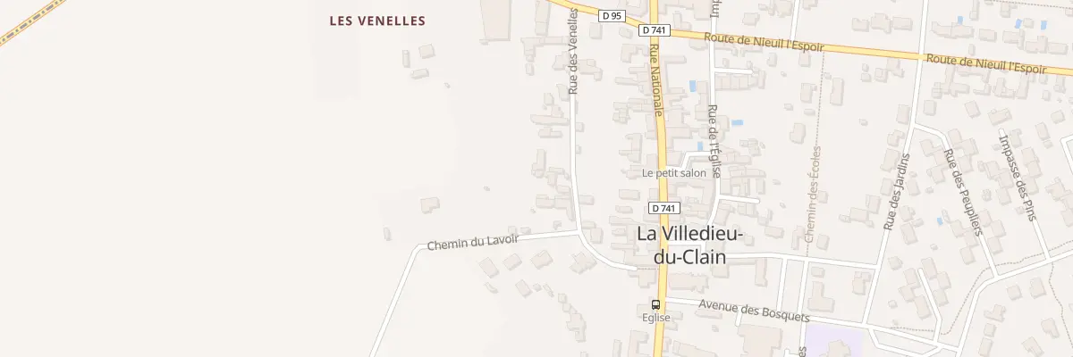 Plan du 10 Rue des Venelles à La Villedieu-du-Clain