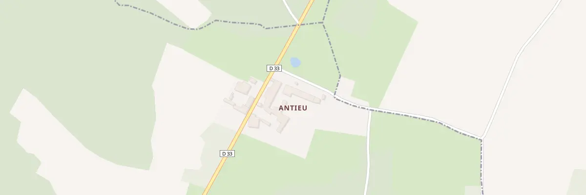 Plan du 2 Rte d’Anthieu à Bunzac