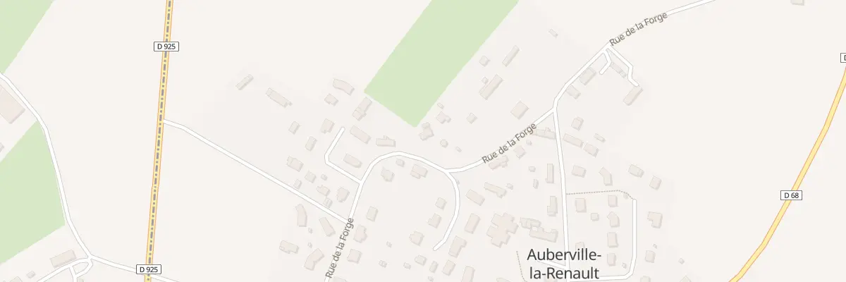 Plan du 243 Rue de la Forge à Auberville-la-Renault