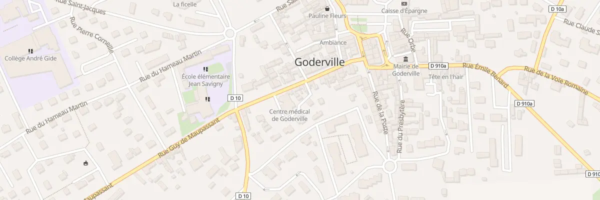 Plan du 21B Rue Guy de Maupassant à Goderville
