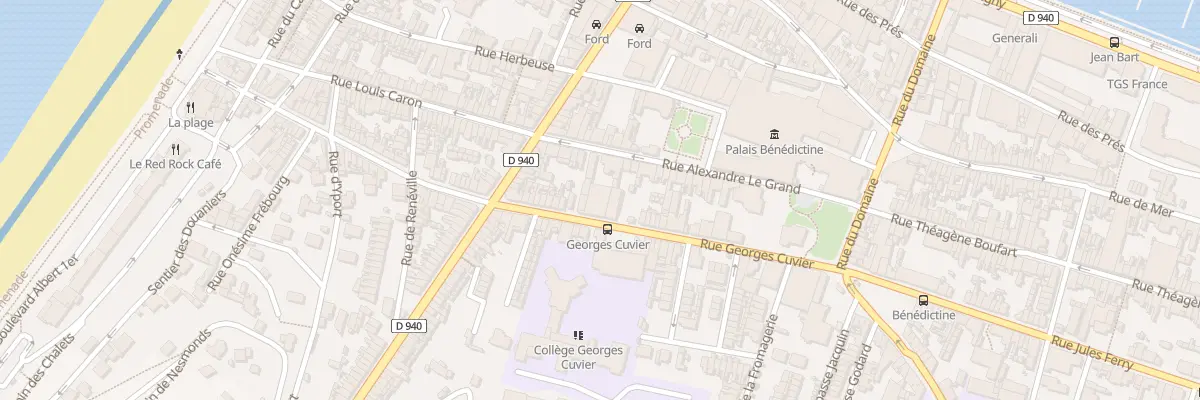 Plan du 38 Rue Georges Cuvier à Fécamp