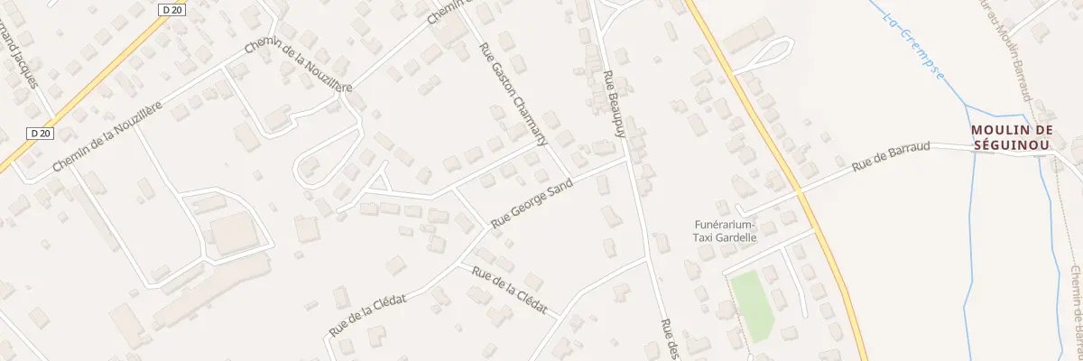 Plan du 11B Rue Gaston Charmarty à Mussidan