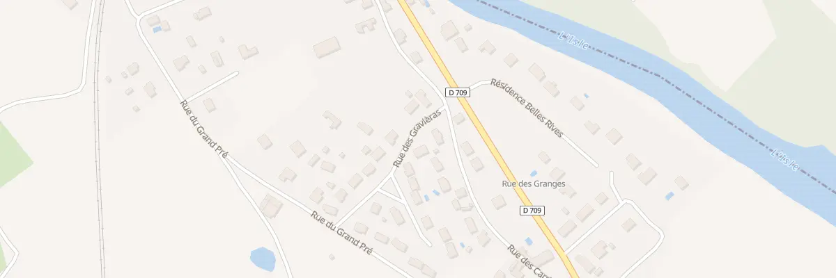 Plan du 3 Rue des Gravieras à Saint-Front-de-Pradoux