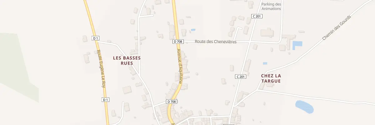 Plan du 400 Av d’Aquitaine à Verteillac