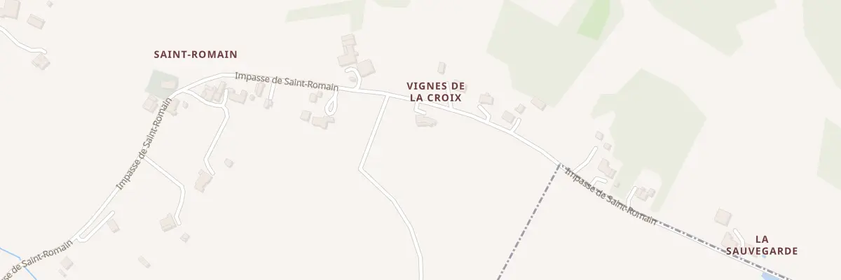 Plan du 728 Imp de Saint Romain à Roumagne