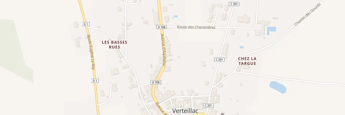 Plan du 368 Av d’Aquitaine à Verteillac