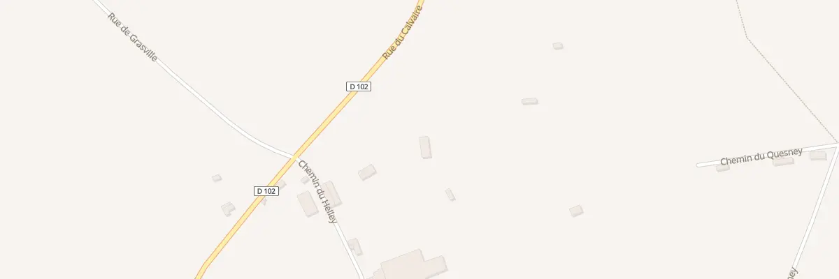 Plan du 2490 Rue du Calvaire à Beuzeville