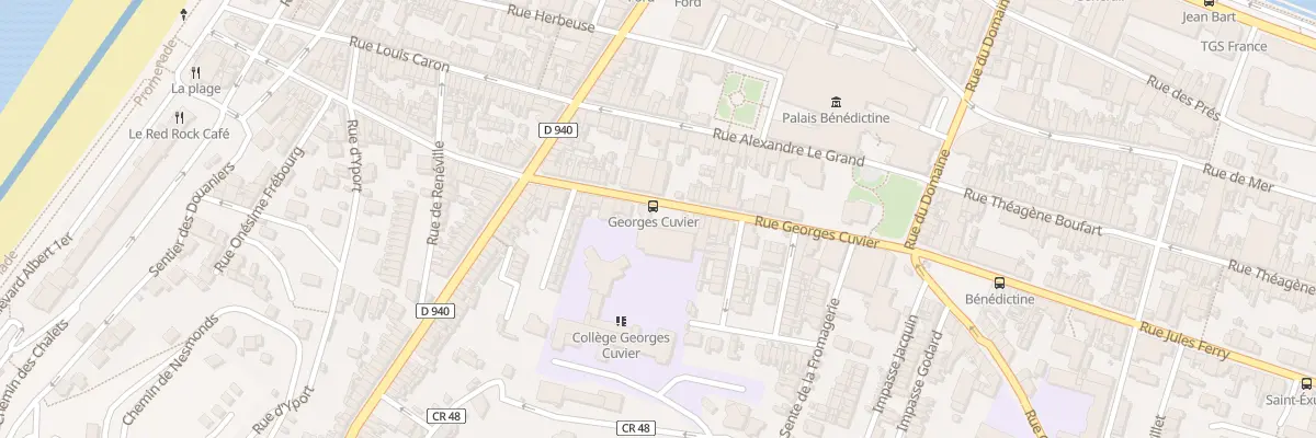 Plan du 31 Rue Georges Cuvier à Fécamp