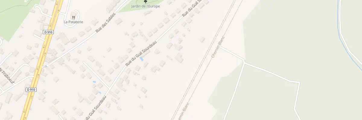 Plan du 74 Rue du Gué Sourdeau à Chasseneuil-du-Poitou