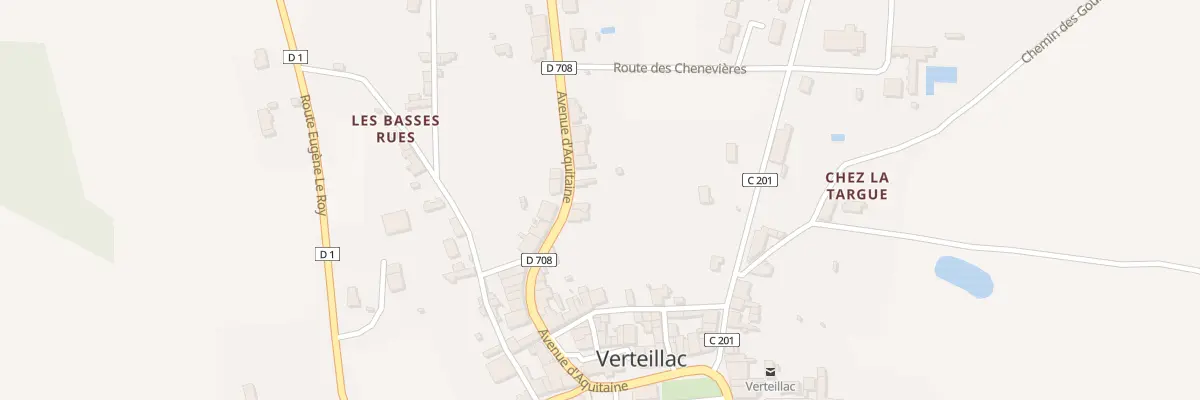 Plan du 359 Av d’Aquitaine à Verteillac