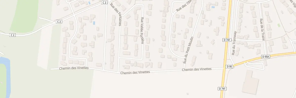 Plan du 10 Rue Vallée Portière à Roches-Prémarie-Andillé