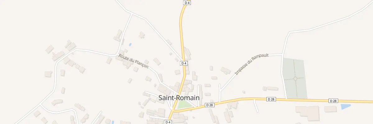 Plan du 24 Grand’Rue à Saint-Romain