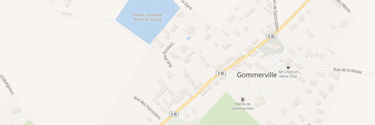 Plan du 112 Rue du Comte Louis Hocquart à Gommerville