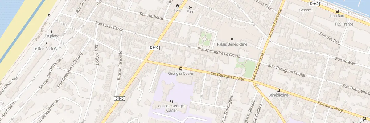 Plan du 36 Rue Georges Cuvier à Fécamp