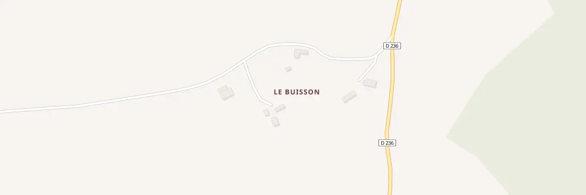 Plan du 8 Le Buisson à Planches