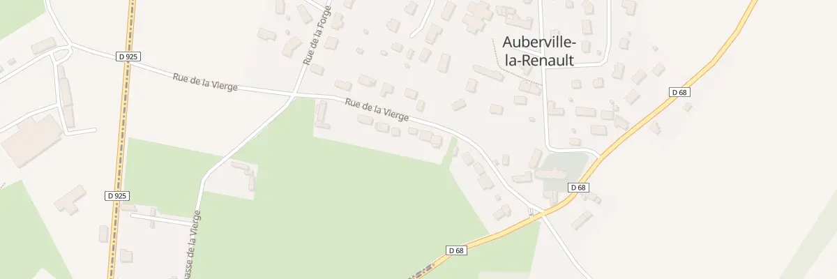Plan du 155 Rue de la Vierge à Auberville-la-Renault