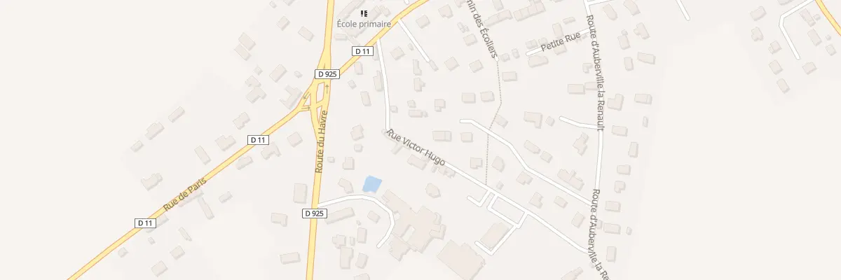 Plan du 6B Rue Victor Hugo à Épreville