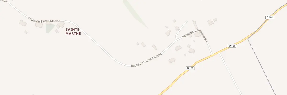 Plan du 1419 Rte de Sainte Marthe à Varès