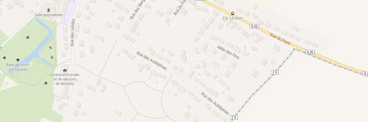 Plan du 3 Rue des Alouettes à Beaufay
