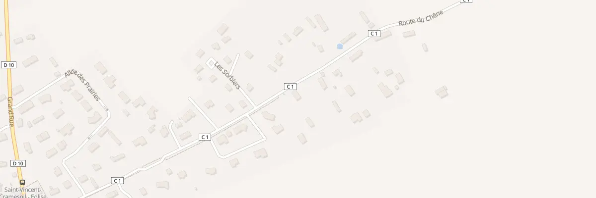 Plan du 472 Rte du Chêne à Saint-Vincent-Cramesnil