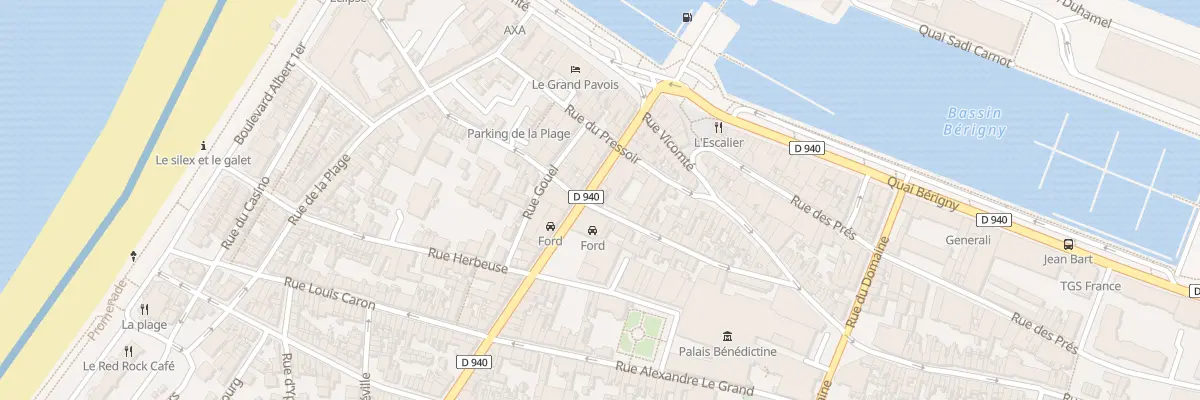 Plan du 13 Rue President Rene Coty à Fécamp