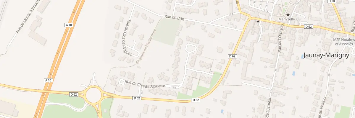 Plan du 14 Rue Chante Alouette à Jaunay-Marigny