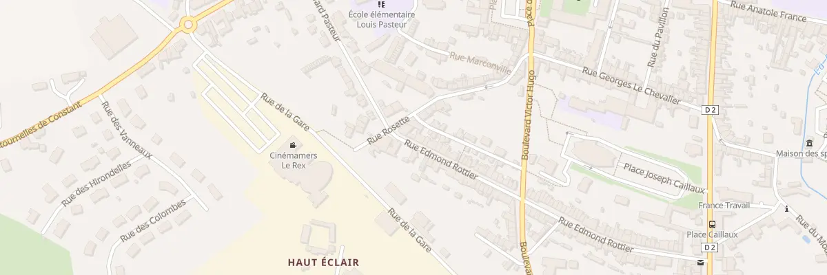 Plan du 2 Rue Edmond Rottier à Mamers